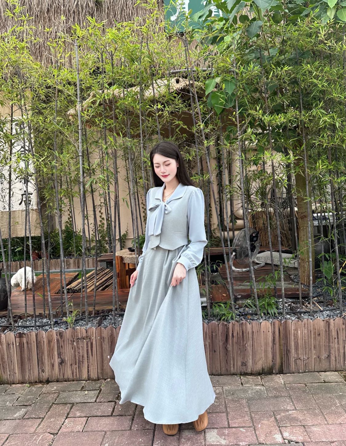 French style long dress - French style long dress -