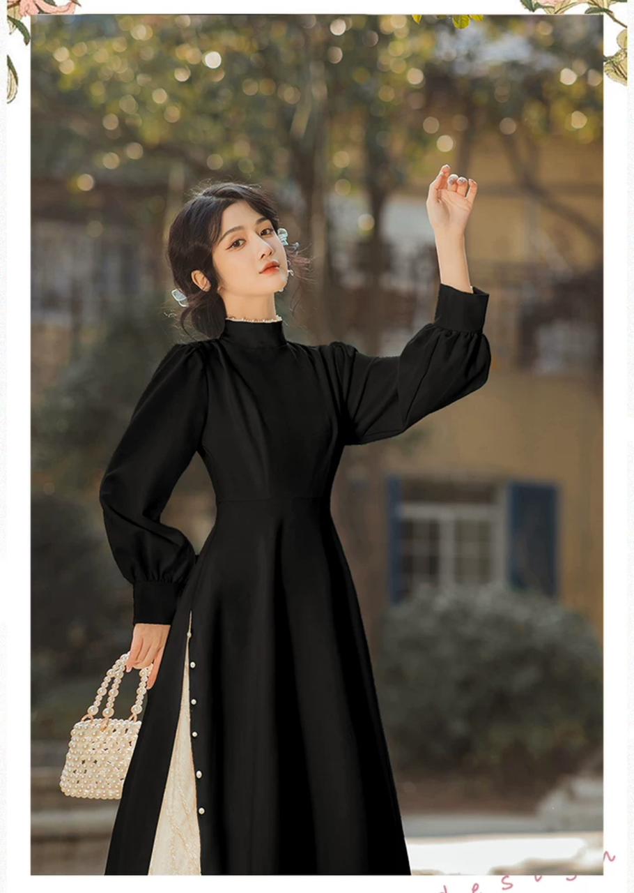black french dress The French Lace Lover Dress main image 0