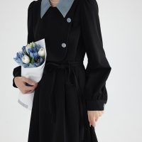 Trenchcoat Elegant French Style 1